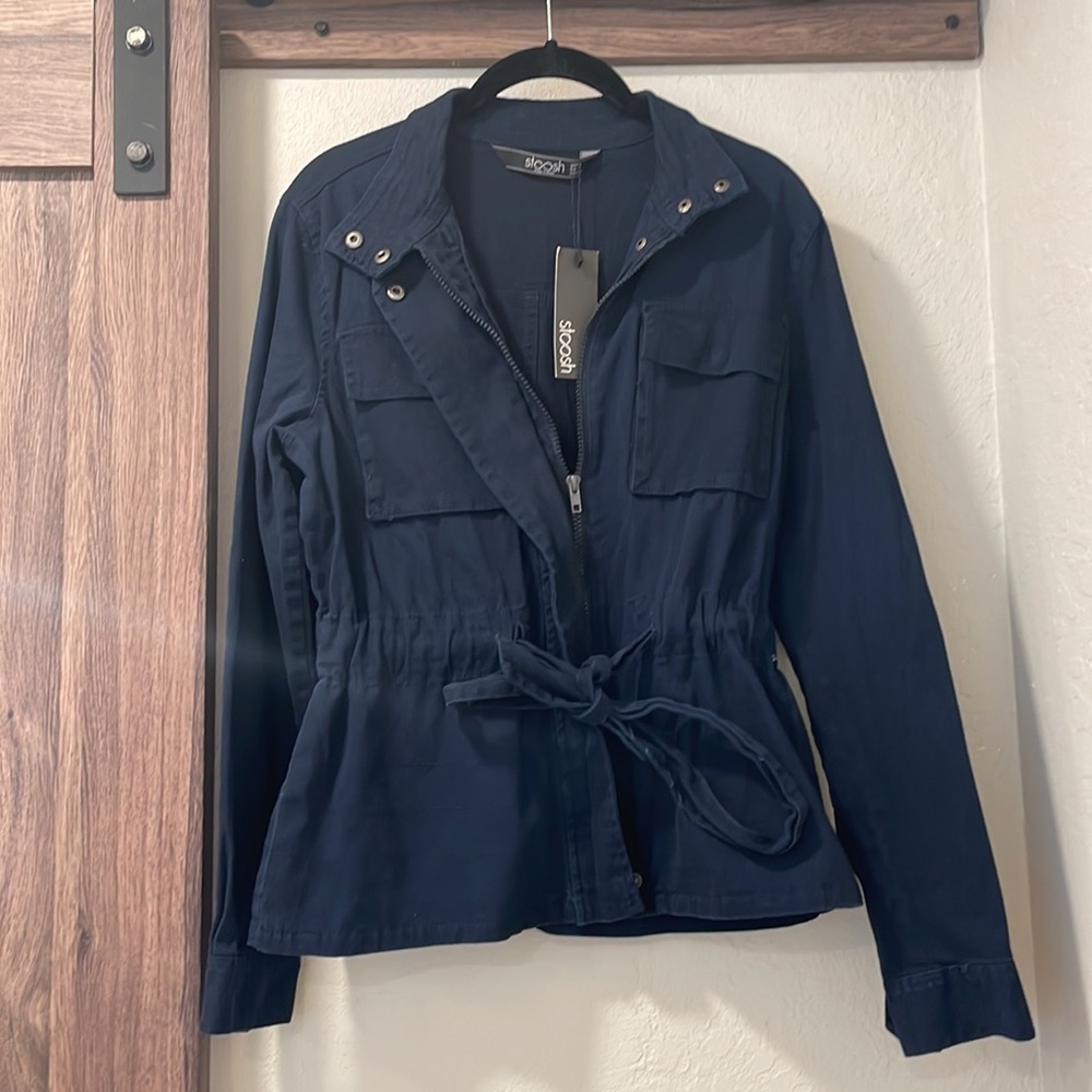 Anika Tie Waist Anorak Jacket